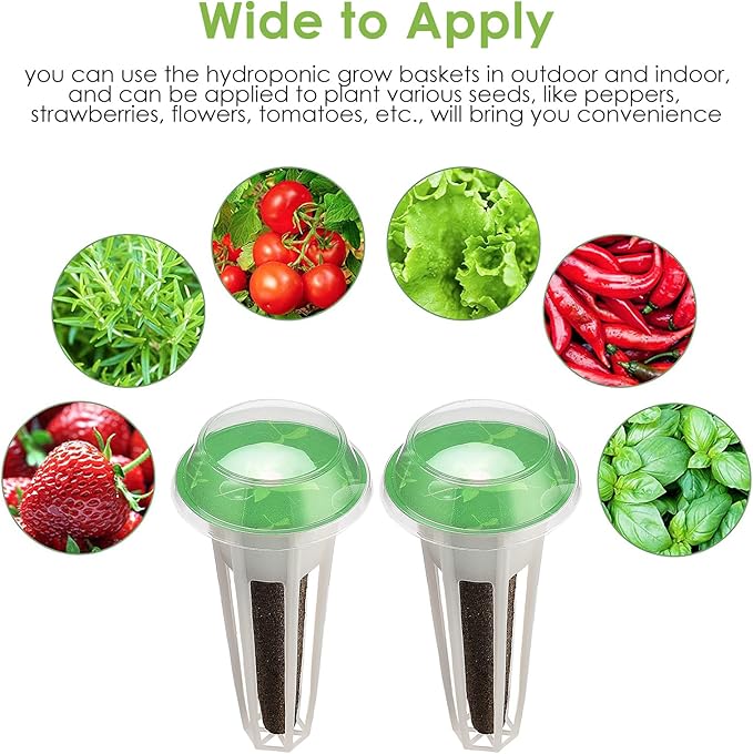 Hydroponic Plant Pod Set The Hydroponic Garden Accessory Plant Pod Set is Suitable for Hydroponic Planting Systems (2)
