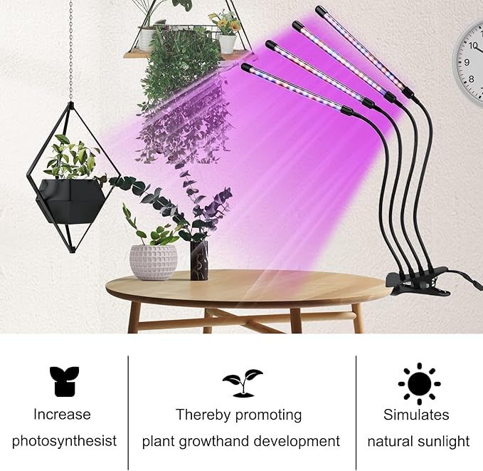 4 Head Plant Growth Lights