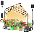 3head Plant Lights 2Pack Grow Lights for Seed Starting Full Spectrum Growing Lamps with Clip for Indoor Plants Auto ON &amp Off Timer 3/9/12H 3 Switch Modes 10-Level Dimmable Brightness