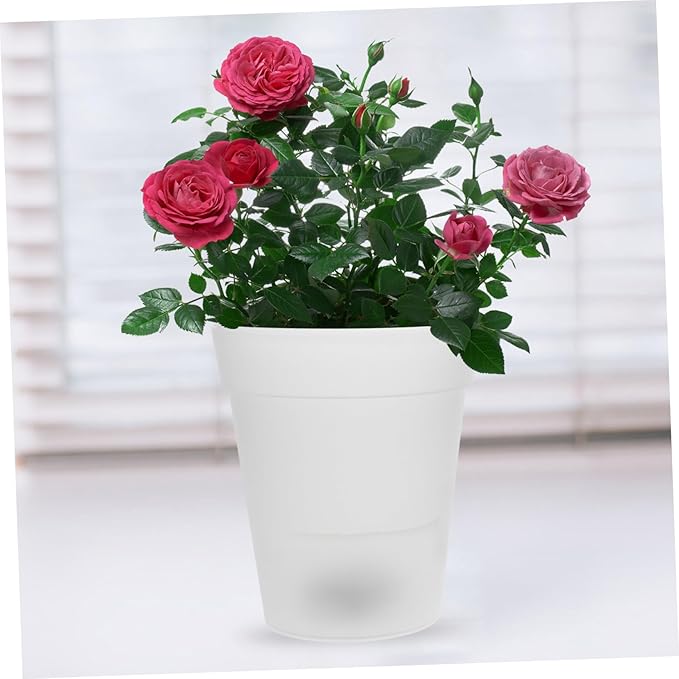 Veemoon Solar Powered Flowerpot Light LED Planter Lamp for Garden Patio Balcony Indoor Outdoor Use Energy Saving Environmental Friendly