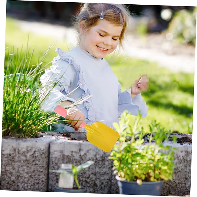 1set Boy Girl Gardening Tools Set Gardening Kit Shovel Rake Watering Can Gloves Apron and Tote Bag for Outdoor Fun and Skill Development