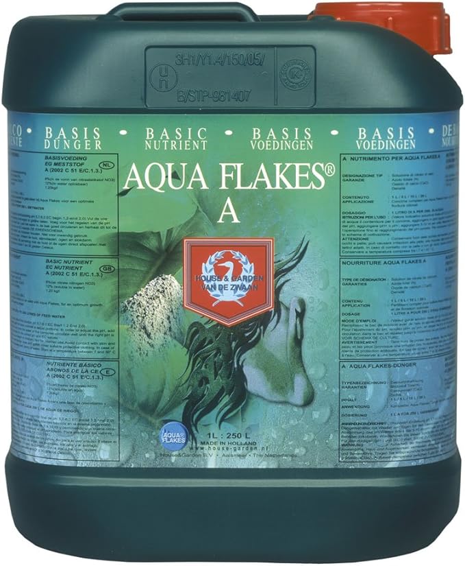 House &amp Garden Aqua Flakes Part A - 10 Liter