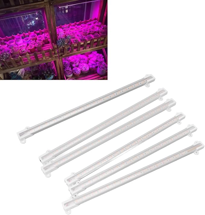 LED Grow LightSolar Grow Light for PlantPl Growing Lamp for Indoor PlantsGrow Light Strip for Balcony Greenhouse Herbs Vegetables Flowers (10W)