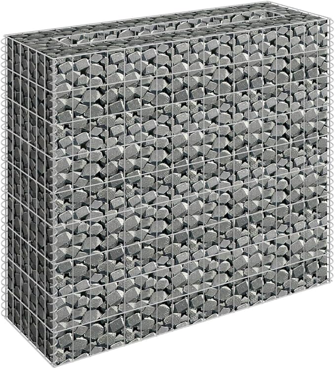 YAFF Gabion Raised Bed Galvanized Steel 35.4x11.8x35.4 (24.86lbs)