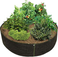 HTG Supply Phat Sacks 70-Inch Indoor/Outdoor Black Fabric Raised Garden Bed - 26.6 Square Foot