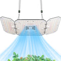 VIVOSUN AeroLight Wing AW200 Tunable Spectrum LED Grow Light 200W with Integrated Circulation Fan Compatible with App Used with Controller E42A/E25 to Achieve More Functions