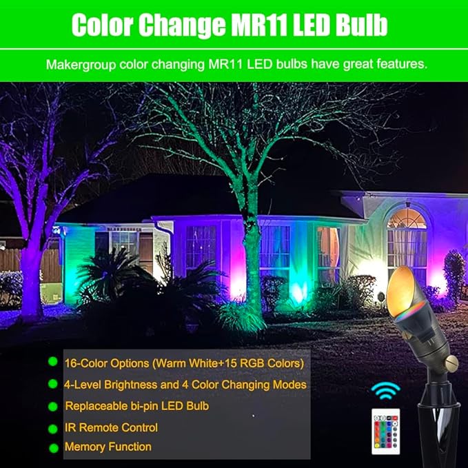 RGB PAR36 LED Light Bulb and RGB MR11 LED Bulbs Color Changing