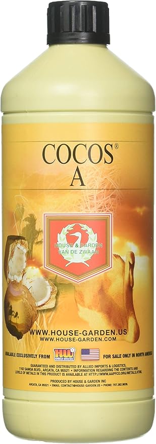 House &amp Garden HGCOA01L Coco Nutrient A Fertilizer 1 L
