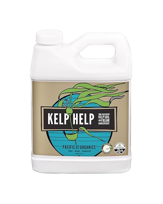 Kelp Help Fertilizer - Stimulates Microbial Activity Multi-Use Water Soluble Enhances Nutrient Uptake