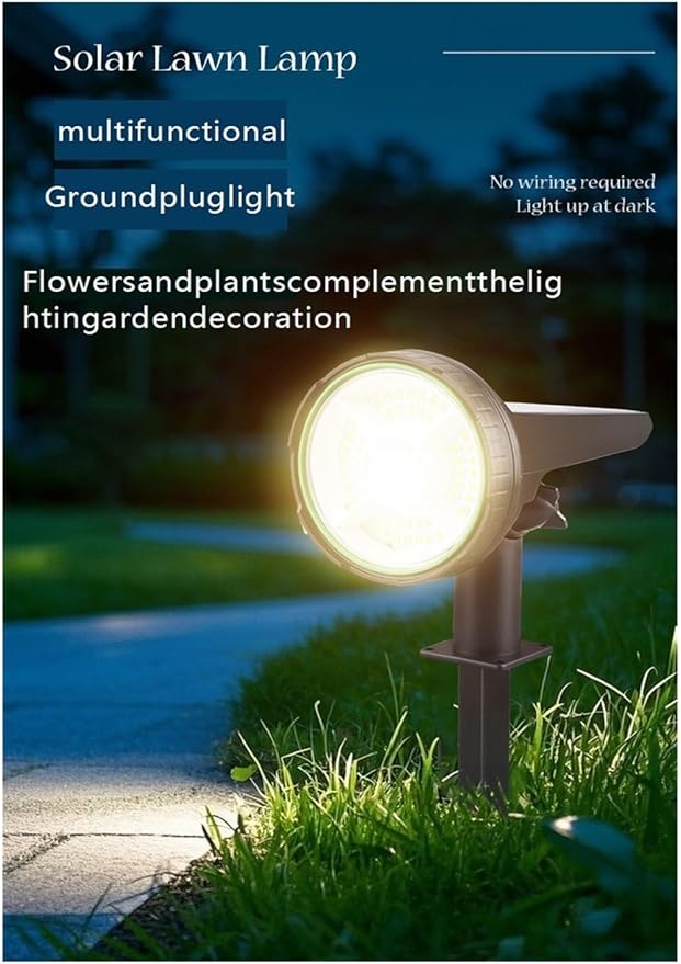 Solar Outdoor Lawn Light Rainbow Tree Spotlight(Solarspotlight-whitelight)