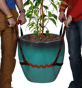 PotLifter - Potted Plant Mover and Essential Lifting Tool For Garden Flower Pots Planters Trees Rocks - Lifts Up to 200 Pounds - A Plant Caddy Alternative Easily Move Heavy Items Around Your Yard