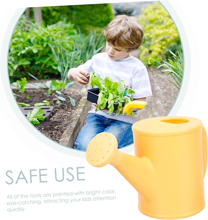 VICASKY Boy Girl's Garden Tool Mini Shovels Rake Watering Pot Boys and Girls Planting Tools for Toddlers