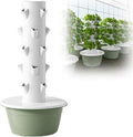 Hydroponics Growing SystemHydroponic Growing Kits &amp SystemsHydroponics Towerwith Hydrating Pump Adapter Net Pots Indoor Smart Garden7Layer-Withoutlight