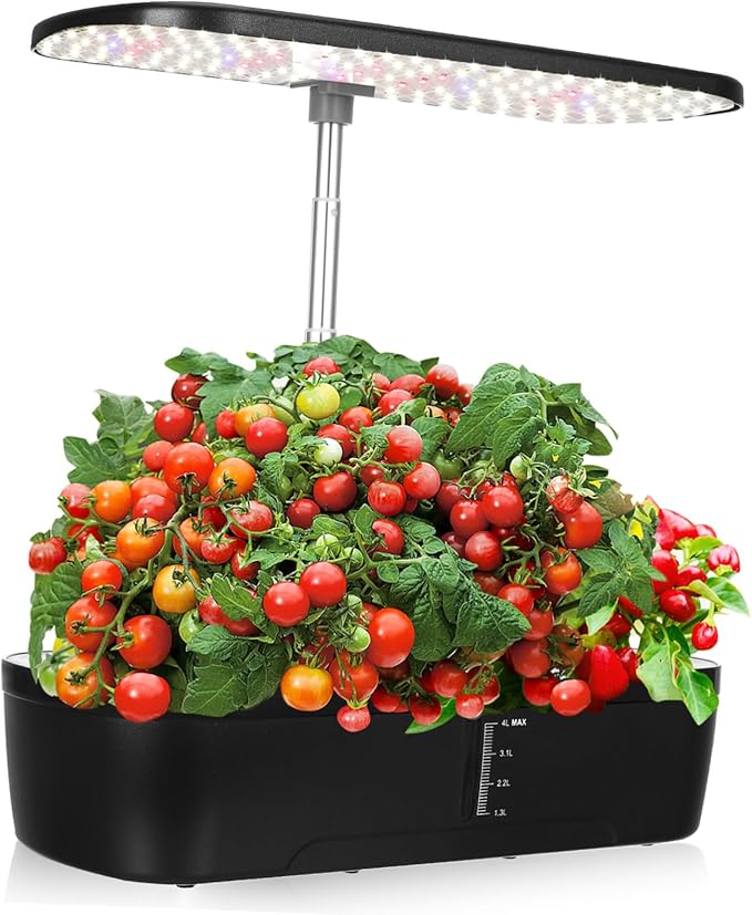1set Indoor Hydroponics Growing Kit Led Grow Light Plant Growing Machine for Gardening at Compatible