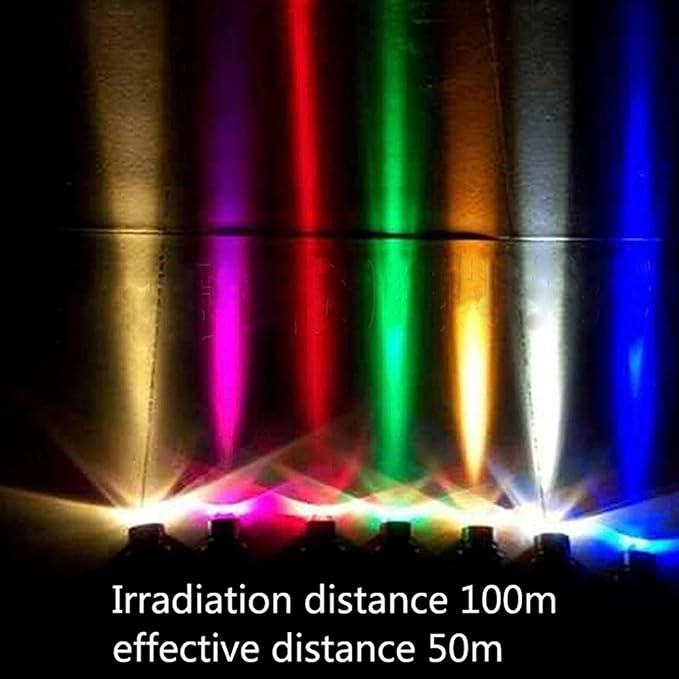 Long Range LED Floodlights Narrow Beam Spotlight 10W Outdoor LED Floor Spotlight IP65 Waterproof Outdoor Wall Lamp Landscape Lighting Adjustable Beam Angle Up Lights(White10W(24V))