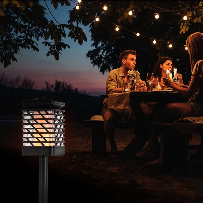 Retro Solar Landscape Light Yard Wall Light Solar Spotlight Easy Install