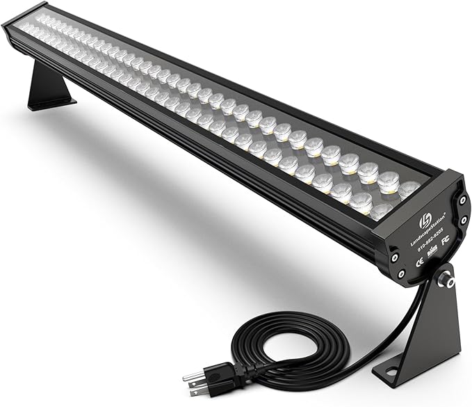 LED Wall Washer Light 72W 40 5000K Super Bright Heavy Duty LED Light Bar for Batting Cage Garage Lighting Box Farms Commercial Billboards and Landmarks