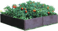 Emsco Group Raised Bed Garden Bed Boards - 4' x 4' - Brown