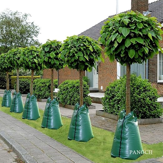Tree Watering Bag 20 Gallon Slow Release Tree Watering Bags-Drip Irrigation Bag for Newly Planted or Established Trees (8 Pack)
