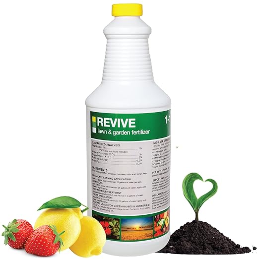 Organic Liquid Fertilizer for Plants – Boost Root Growth &amp Nutrient Absorption – Mycorrhizae + Soil Biology for Stronger Healthier Plants – Garden Vegetables Indoor &amp Hydroponic (GGO Revive