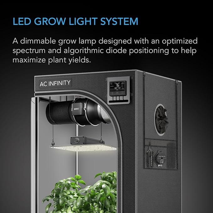 AC Infinity IONBOARD S33 LED Grow Light Board with Samsung LM301H Diodes Deeper Penetration Full Spectrum Lighting for Veg Bloom Indoor Plants in Grow Tents Greenhouses (3x3)