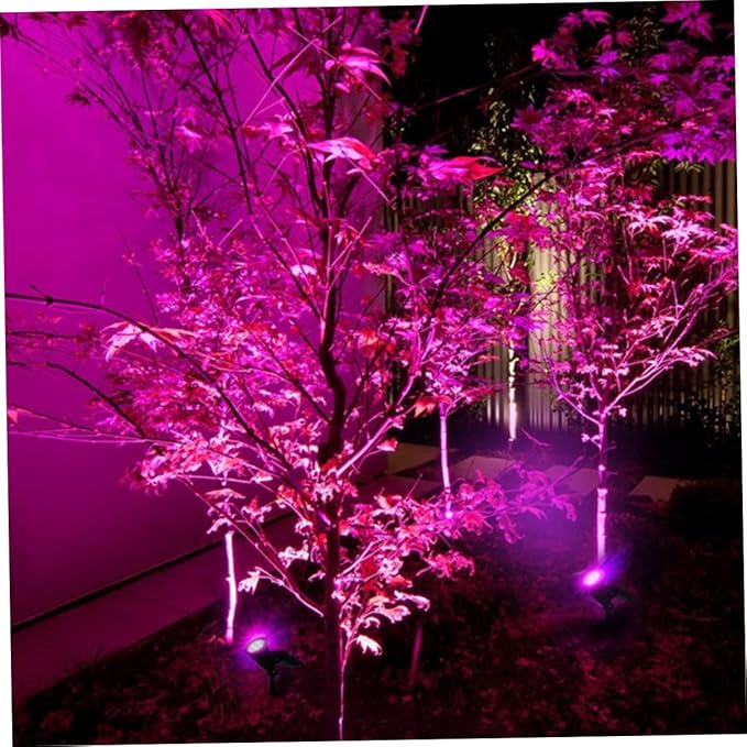 ARTIBETTER 2pcs Solar-Powered Lawn Lights Ground Plug Landscape Lights for Garden Driveway Patio