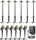 VENUS MANUFACTURING Pathway Light 1.2W LED 6Pack &amp Low Voltage Transformer 60W &amp Low Voltage Landscape Spotlight 3W LED 6Pack