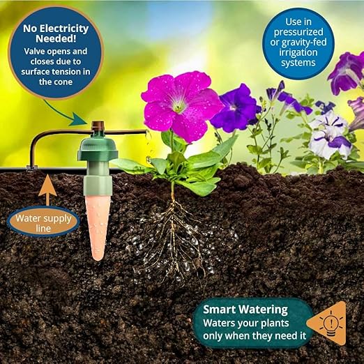 Blumat Longs Kit (Tropf Maxi) | Automatic Drip Irrigation Kits | Automatic Watering System for Up to 6 Bigger Plants | Blumat Watering System