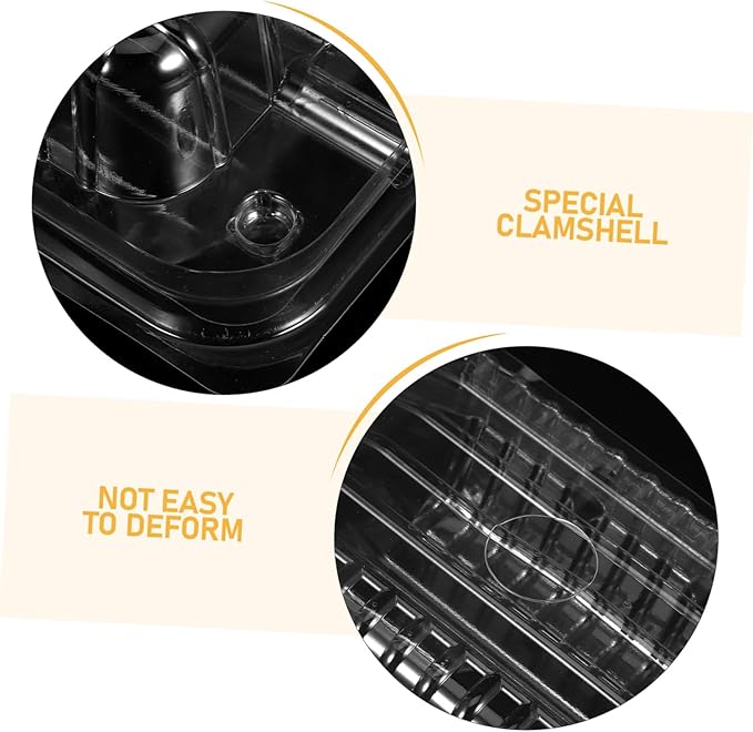 10Pcs Breathable Seedling Transport Box Ventilated Plant Carrier for Chili Tree Saplings Flowers Efficient Shipping with Clamshell Design