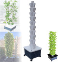 Hydroponics Growing TowerMulti-Layer Vertical Soilless Cultivation Hydroponic PlantersHydroponic Planting Towerfor Fruits and Vegetables Hydroponic Tower White-10-layer