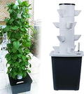 30-Plant Hydroponics Tower Garden Hydroponic Growing System Aeroponics Growing Kit for Fruits and Vegetables with Hydrating Pump Adapter Net Pots Timer for Frui