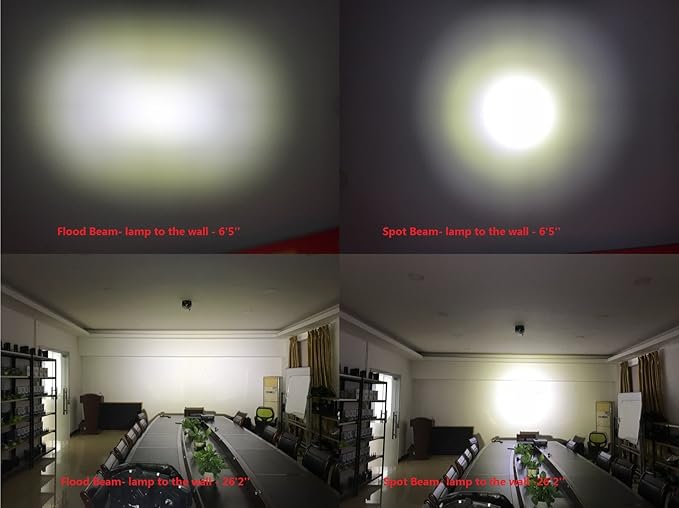 PAR36 LED Spot Light 18W 6000K Sealed Beam Replacement - Tractor Headlight for Snowblower Combine Agriculture Off-Road Outdoor Landscape Spotlight IP67 Waterproof 9-32V DC Pigtail