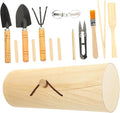 Mikikit 1set Mini Gardening Tool Set Ergonomic Garden Tools for Indoor and Outdoor Planting Weeding and Transplanting Compact and for Bonsai and Care