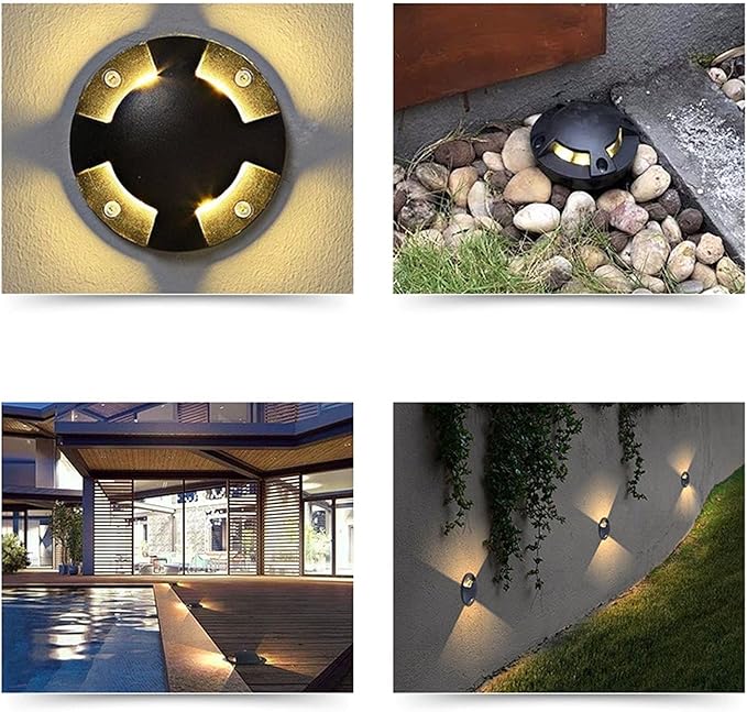 LED Underground Light IP67 Waterproof Side Light Outdoor Spotlight Patio Garden Spotlight