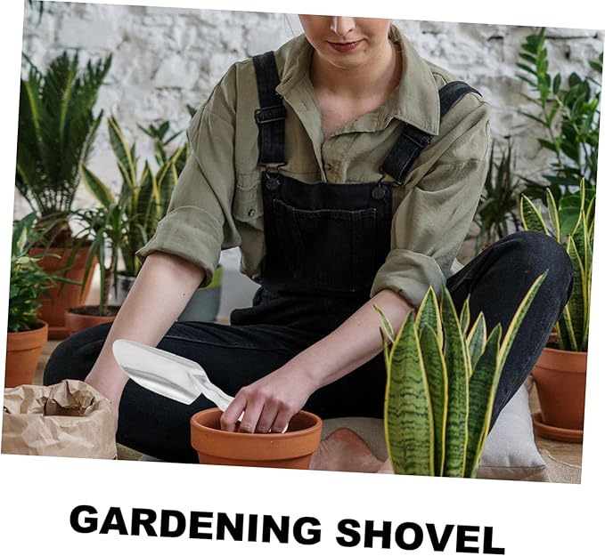 1set Multi-Purpose Garden Tool Set Gardening Shovels for Planting Weeding and Soil Loosening Ergonomic Handles Includes Large Shovel Measuring Rake and Cultivator