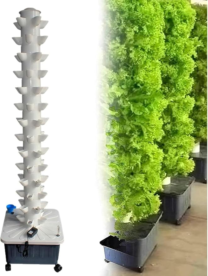 Hydroponic Planting 70-Hole Vertical hydroponic Tower Smart Garden Seeding hydroponic System soilless Cultivation
