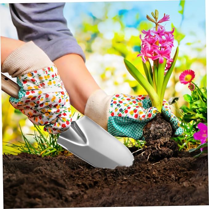 Garden Tools Set Heavy Duty Trowel and Ergonomic Grip Gardening Kit for Men and Women for Yard Work and Planting