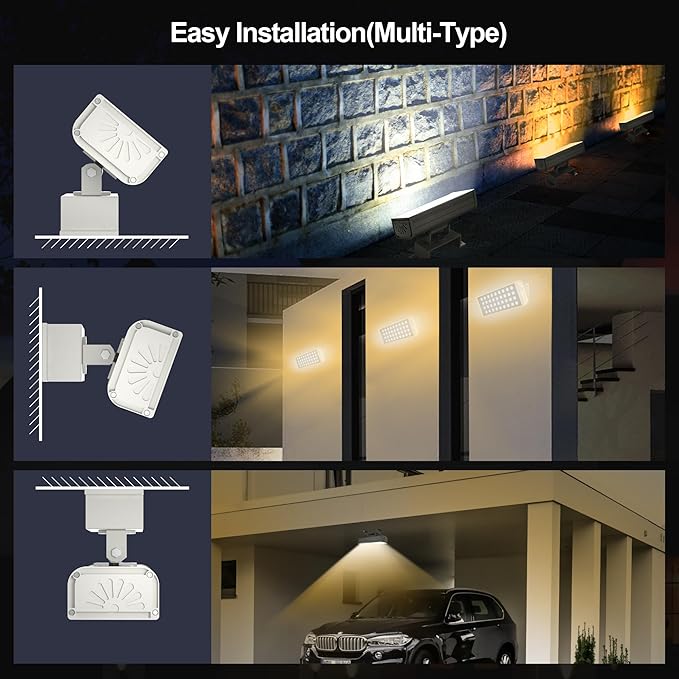 Wall Washer Light – Smart LED Landscape Spotlights with 6CCT Adjustable Color Temperature Dimmable 1%-100% Waterproof IP65 RF Remote &amp App Control Timer Function Easy Installation