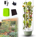 Hydroponic Tower Indoor/Outdoor Smart Garden 5/7/9 Floors Automatic Water Circulation System Indoor Vegetable Growing System Planting Tower Suitable for Leafy Greens and Herbs9Layers/36Pots