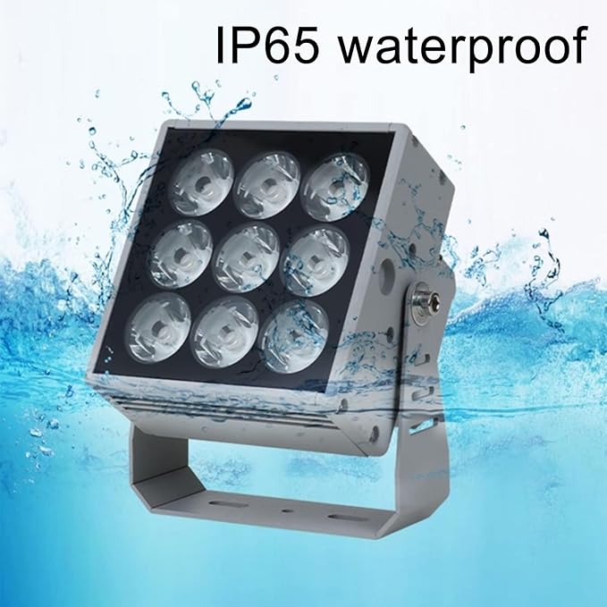 LED Beam Spotlight - LED Long Distance Spotlight Outdoor Building Wall Washer Light Porch Beam Light IP65 Waterproof Landscape Lights Suitable for Exterior Wall Hotel Villa Architectural Lighti