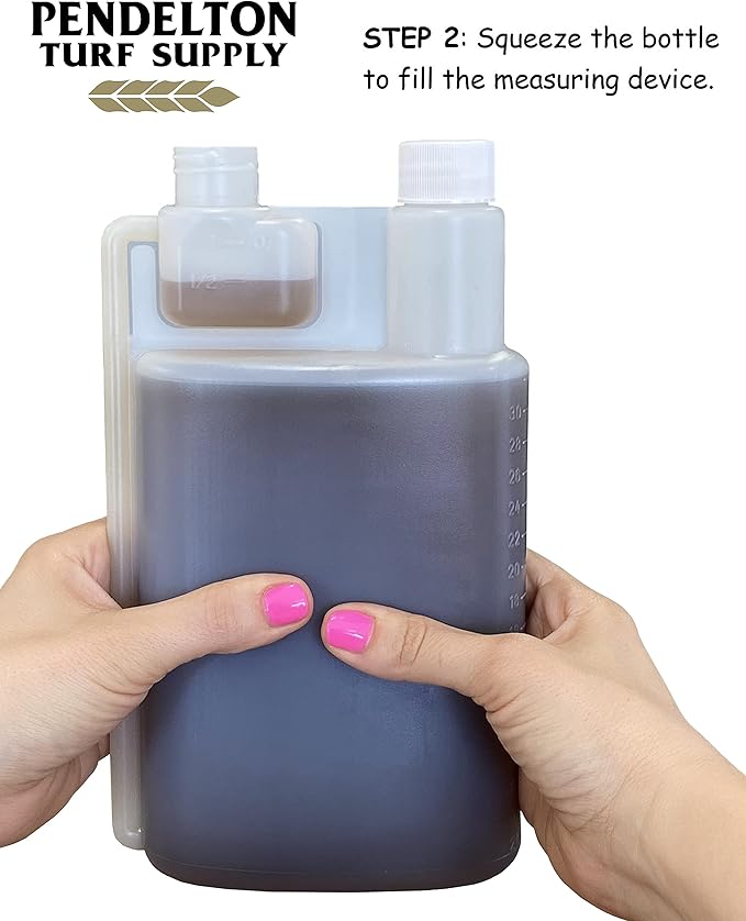 Pendelton Turf Supply Inc. 15-0-0-6 Fe All Purpose Liquid Iron Fertilizer Solution for Darker Greener Turf Plants and Shrubs (32 oz.)