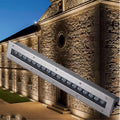 Outdoor landscape spotlight recessed LED spotlight - Outdoor landscape lights - LED long strip recessed light 220 V/24 V recessed LED floor lamp IP67 outdoor waterproof O Warm White-12W(600mm)