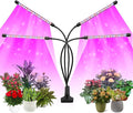 Plant Grow Lights for Indoor Plants Full Spectrum80 LED Plant Lights for Indoor Growing with Timer 4 Head Clip Indoor Plant Grow Lamp for House Plants with 3 Lighting Mode/10 Brightness