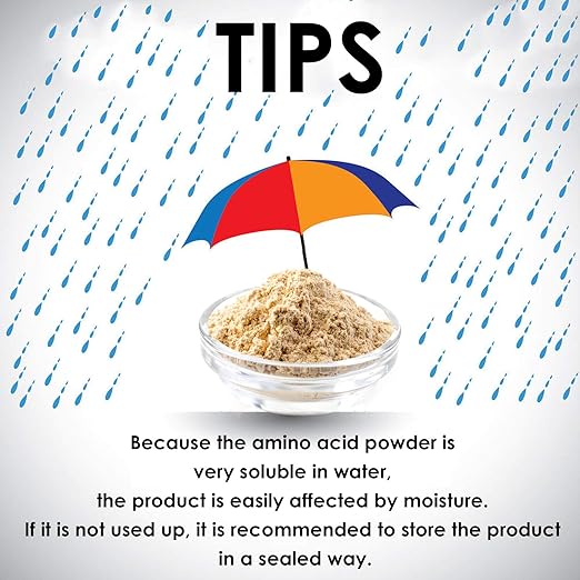Compound Amino Acid Original Powder Water-Soluble Fertilizer Agricultural Amino Acid Powder Equipped with mini Dosage Spoon(300g)