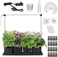 Indoor Tomato Growing System | Smart 20 Pods Hydroponics Growing SystemIndoor Growing System with LED Grow Light Timing Setting for Eggplants Pepper