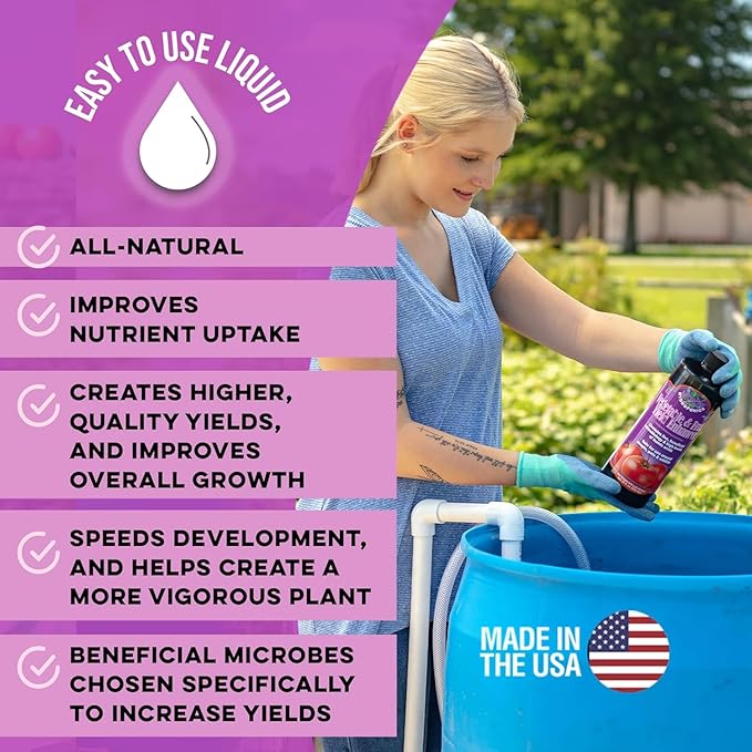 Microbe Life Hydroponics Additive Kit Includes One 16-Ounce Bottle Each of Photosynthesis Plus Foliar Spray &amp Root Dip and Vegetable and Fruit Yield Enhancer Use with Any Feeding Systems