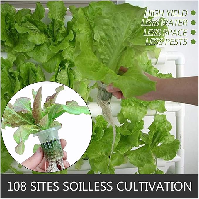 Hydroponics Growing System Smart Planter Frame with Full Spectrum LED Lights Automatic Timer Intelligent Garden ToolsHydroponic Growing Kits &amp Systems