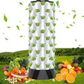 Hydroponic Tower Self-Watering Growing kit 48/64/80 Plants Sites Indoor Vertical Gardening Grow Kit Farm Greenhouse Hydroponic Grow kit with Water Pump Net Pots(6floors)
