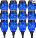 Solar Torch Flame Lights with Flickering Blue Flame Waterproof Outdoor Landscape Decoration Lighting for Garden Lawn Yard Solar Powered (12)