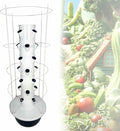 Growing System Kit Hydroponic Garden Tower with Pump System and Plant Climbing Frame Indoor Vertical Hydroponic Garden Tower for Gardening Lover-*